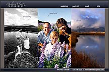 photographer portfolio web site